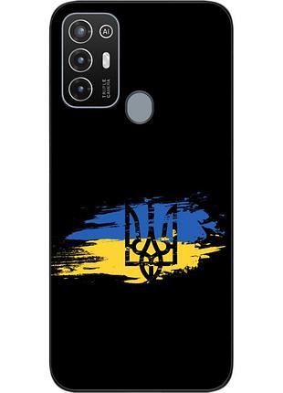 Силиконовый чехол для zte blade a52 с картинкой герб