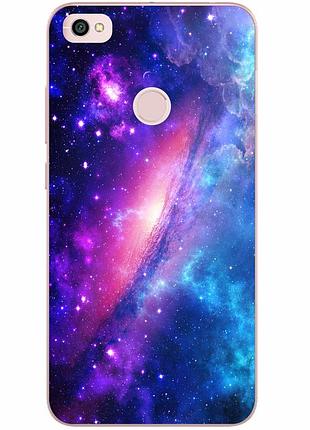 Силиконовый чехол бампер для xiaomi redmi note 5a prime с картинкой космос