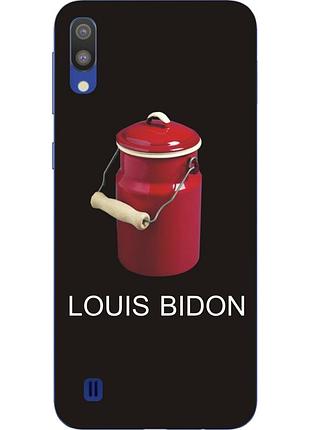 Антибрендовый силиконовый чехол для samsung galaxy m10 / a10 с картинкой louis bidon