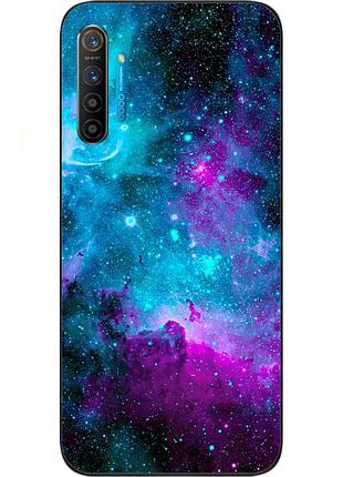 Силіконовий чохол з картинкою для realme xt космос