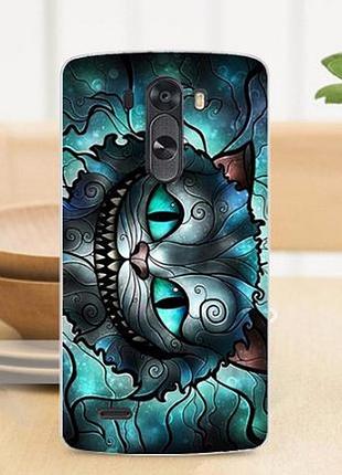 Эксклюзивный чехол для lg g3 optimus d855 d857 с рисунком чеширский кот