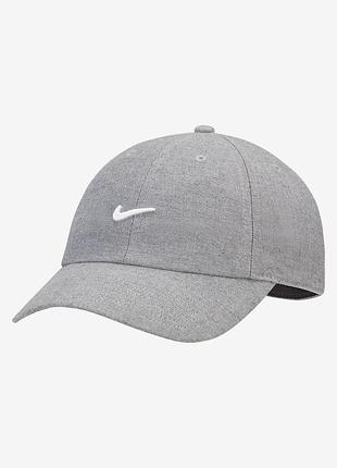 Кепка nike u nsw h86 nu cap сірий уні misc