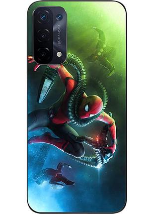 Силиконовый чехол epik для oppo a54 5g с картинкой человек-паук