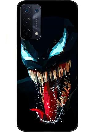 Силиконовый чехол epik для oppo a54 5g с картинкой страшный веном
