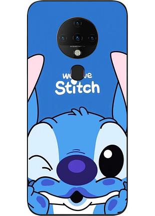 Силіконовий чохол для tecno spark 6 з картинкою стіч