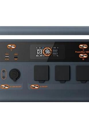 Портативная зарядная станция blackviewoscal powermax 1800se (1800 вт / 1024 вт*ч, lifepo4, ups, usb-c 100w)