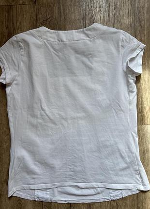 Біла футболка від max mara ( m ) 3
