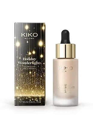 Сыроватка-праймер 2-в-1 kiko milno holiday wonderlights glow elixir 25ml