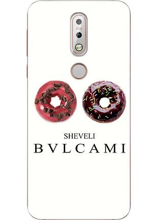 Антибрендовый силиконовый чехол для nokia 7.1 с картинкой sheveli bvlcami