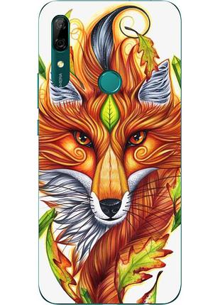 Силиконовый чехол с рисунком для huawei p smart z лиса
