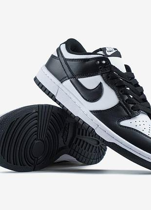 Кросівки nike dunk black white арт 0099