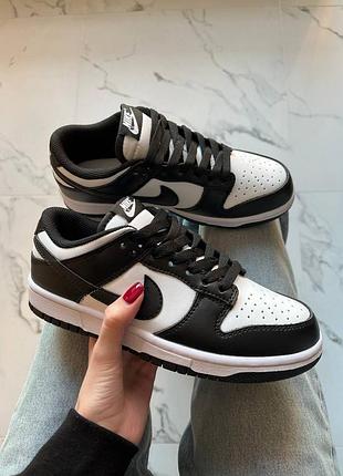 Кроссовки nike dunk black white арт 0099 8