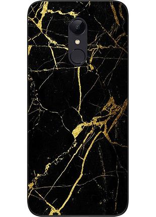 Силиконовый чехол бампер для xiaomi redmi 5 с картинкой мрамор