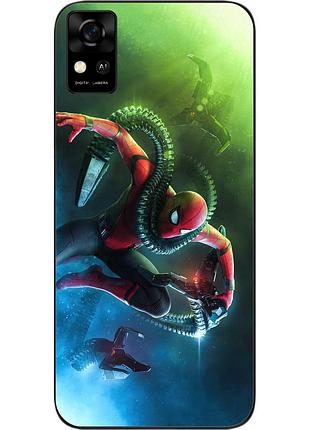 Силиконовый чехол epik для zte blade a31 с картинкой человек-паук