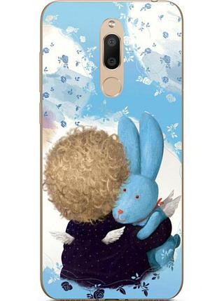 Tpu чехол з картинкою (силікон) для meizu m6t гапчинська янголятко із зайчиком