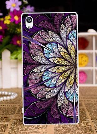 Чехол с картинкой (силикон) для sony xperia xa f3111 f3112 f3115 f3116 красивый узор