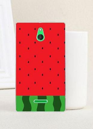 Чохол накладка для nokia x2 dual з картинкою кавун
