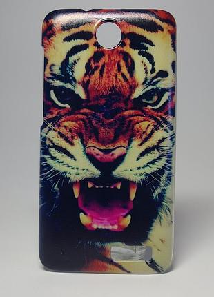 Чохол для lenovo a526 панель накладка тигр