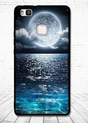 Оригинальный чехол накладка для huawei p9 lite с картинкой луна