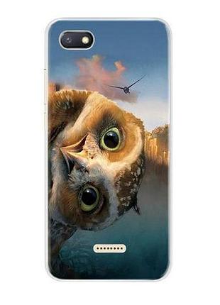 Оригинальный чехол накладка для xiaomi redmi 6a с картинкой полет