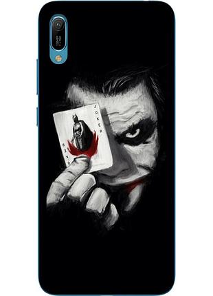 Силиконовый чехол с рисунком для huawei y6 2019 джокер