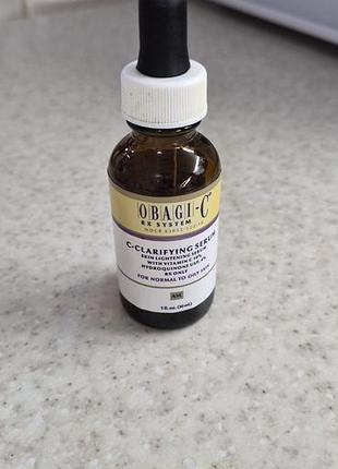Осветляющая сыворотка для лица obagi-c rx clarifying serum