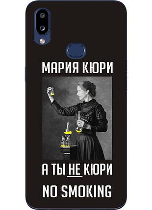 Антибрендовый силіконовий чохол для samsung a10s galaxy a107f з картинкою марія кюрі