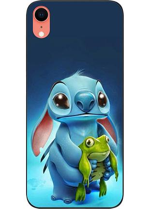 Силіконовий чохол бампер для iphone xr з картинкою стіч