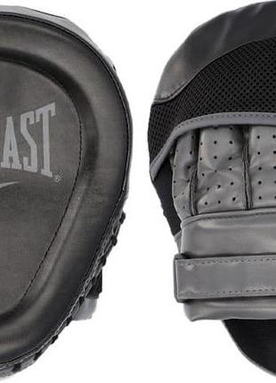 Лапы боксерские everlast powerlock r focus mitt черный one size (p00002746)