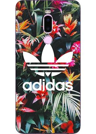 Силиконовый чехол с рисунком для meizu note 8 adidas