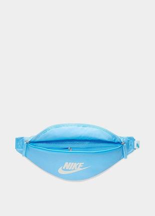 Сумка на пояс nike nk heritage waistpack - fa21 3l голубой уни 41х10х15 см