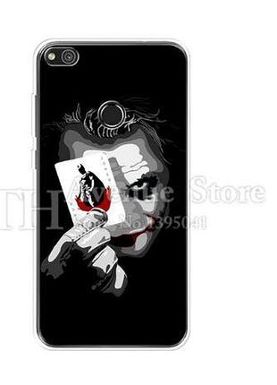 Бампер силіконовий чохол з принтом для huawei nova lite 2017 джокер