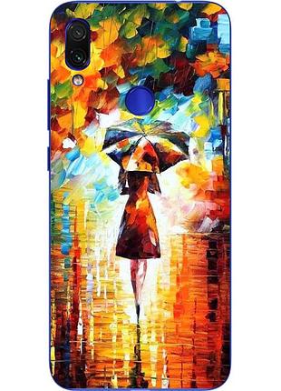 Чохол силіконовий для xiaomi redmi note 7 з картинкою під парасолькою