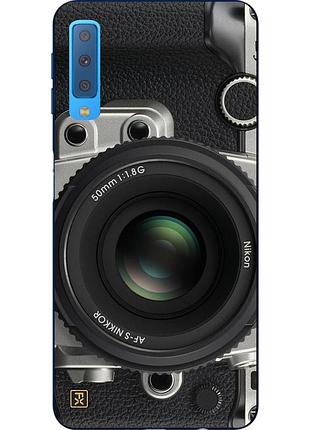 Чохол силіконовий для samsung a750f galaxy a7 2018 з картинкою фотоапарат