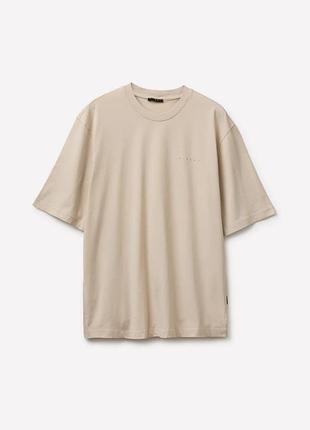 Мужская синяя прямая футболка sisley 312, l