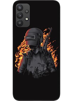 Оригинальный чехол для samsung a32 galaxy a325f с картинкой pubg