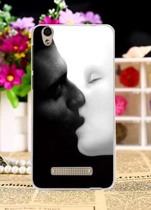 Силиконовые чехлы с изображением для zte blade x3 / a452 поцелуй