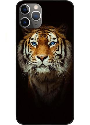 Силіконовий чохол для iphone 11 pro з картинкою тигр