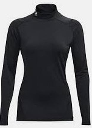 Лонгслив ua hg armour comp mock ls черный чол md