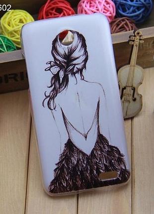 Чехол на lenovo a516 оригинальная панель накладка с рисунком art.51603 2