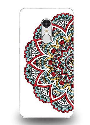 Ексклюзивний бампер з принтом для xiaomi redmi note 4 красивий візерунок