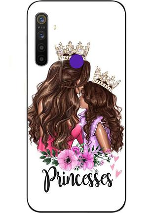 Оригинальный чехол для realme 5 с картинкой принцессы