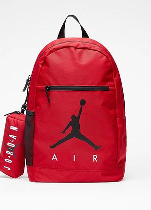 Рюкзак nike air school backpack with pencil case красный 46х30х13см (9b0503-r78)