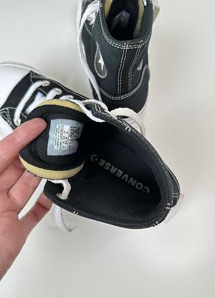 🍒converse  from chuck високі текстильні кеди на платформі 5