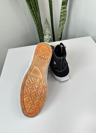 🍒converse  from chuck високі текстильні кеди на платформі 6
