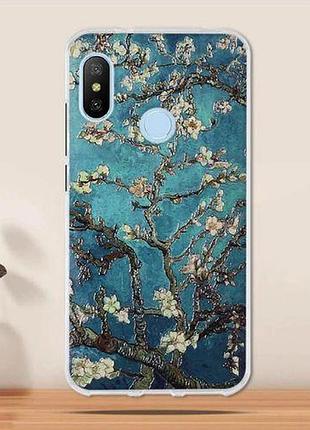 Оригінальний чохол панель накладка для xiaomi mi a2 / mi 6x з картинкою колір мигдалю