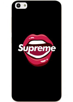 Чехол силиконовый для zte blade a522 с картинкой губы supreme