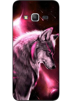 Силіконовий чохол для samsung galaxy j2 prime g532 з картинкою вовк