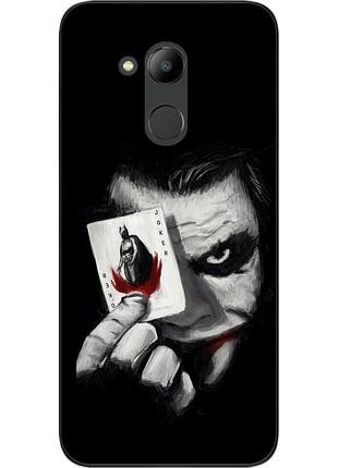Силиконовый чехол для huawei honor 6c pro с картинкой джокер с картой