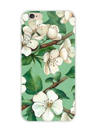 Эксклюзивный чехол для iphone 6 / 6s с картинкой цветочки вишни